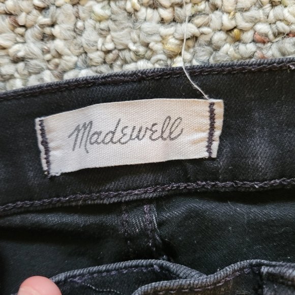 Madewell Roadtripper Skinny Jeans in Black Size 27 - Picture 4 of 8